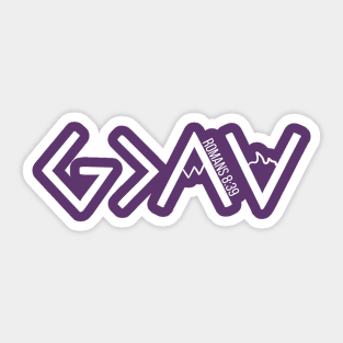 God is Greater Sticker